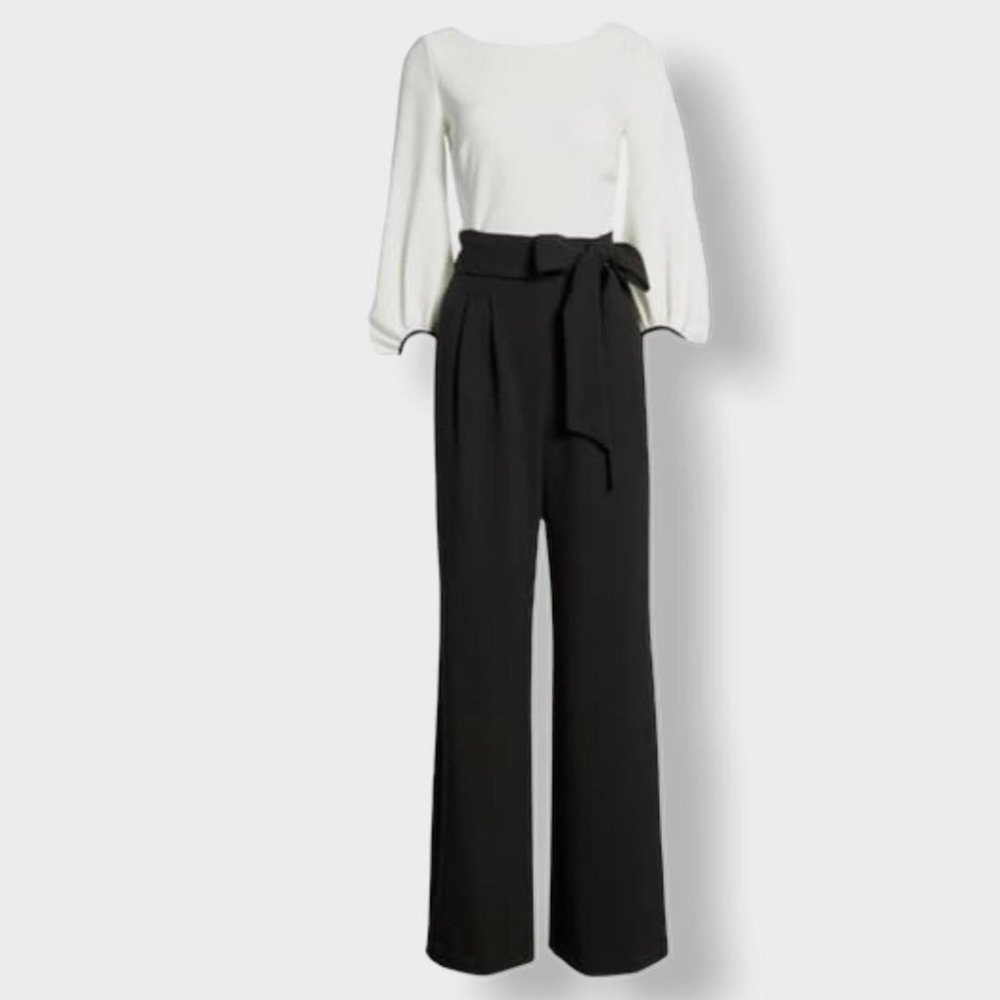 HARPER ROSE Boatneck Balloon Sleeve Jumpsuit